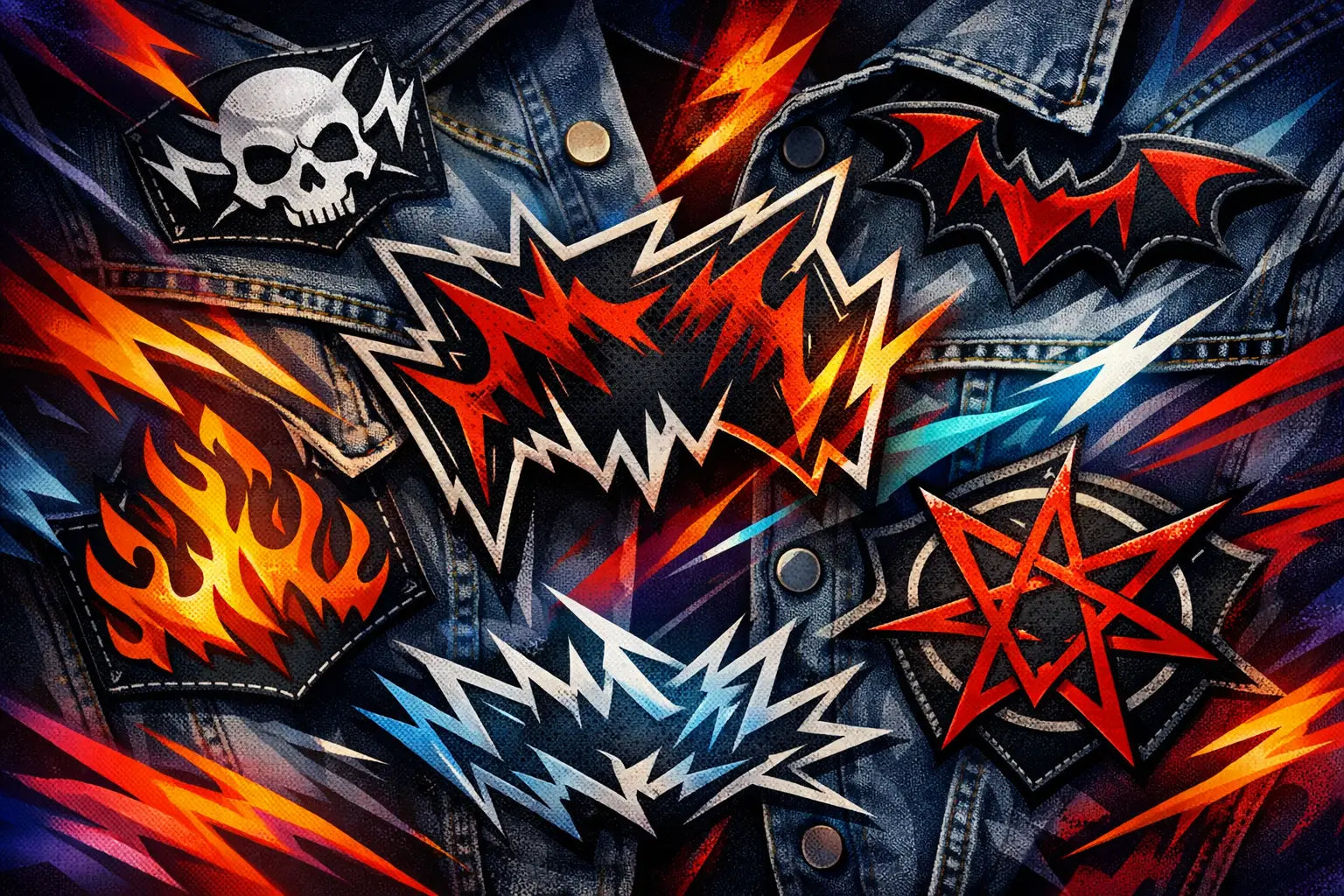 Metal Band Patches for Jackets That Stand Out