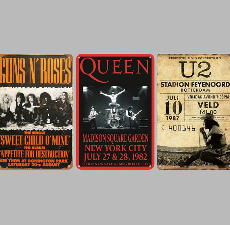 Vintage Metal Signs