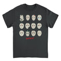 Friday the 13th Masks Black T-Shirt