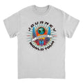 Journey Freedom World Tour Circle Ash Grey T-Shirt