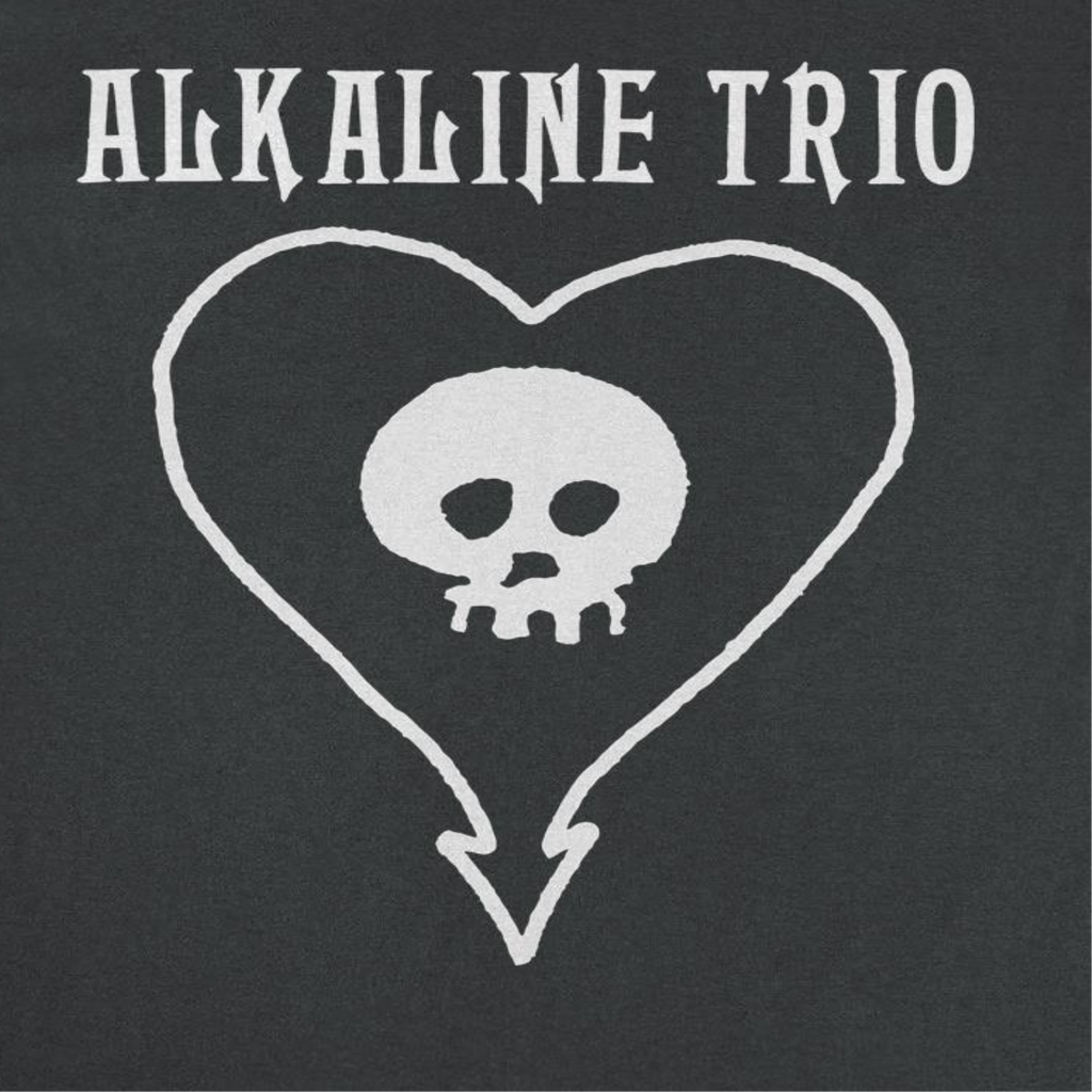 Alkaline Trio Classic Heartskull Black T-Shirt