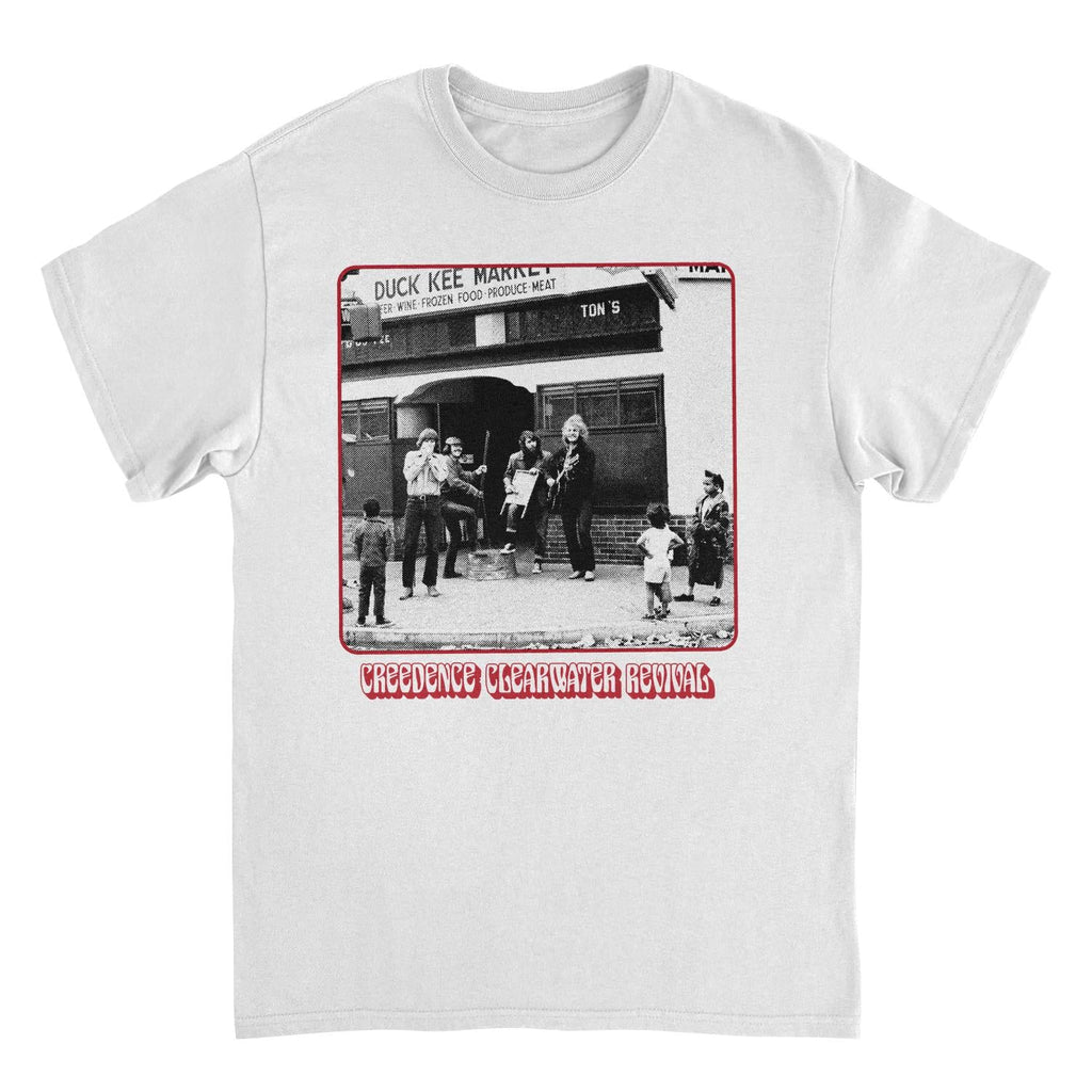 Creedence Clearwater Revival CCR Market Band Photo White T-Shirt