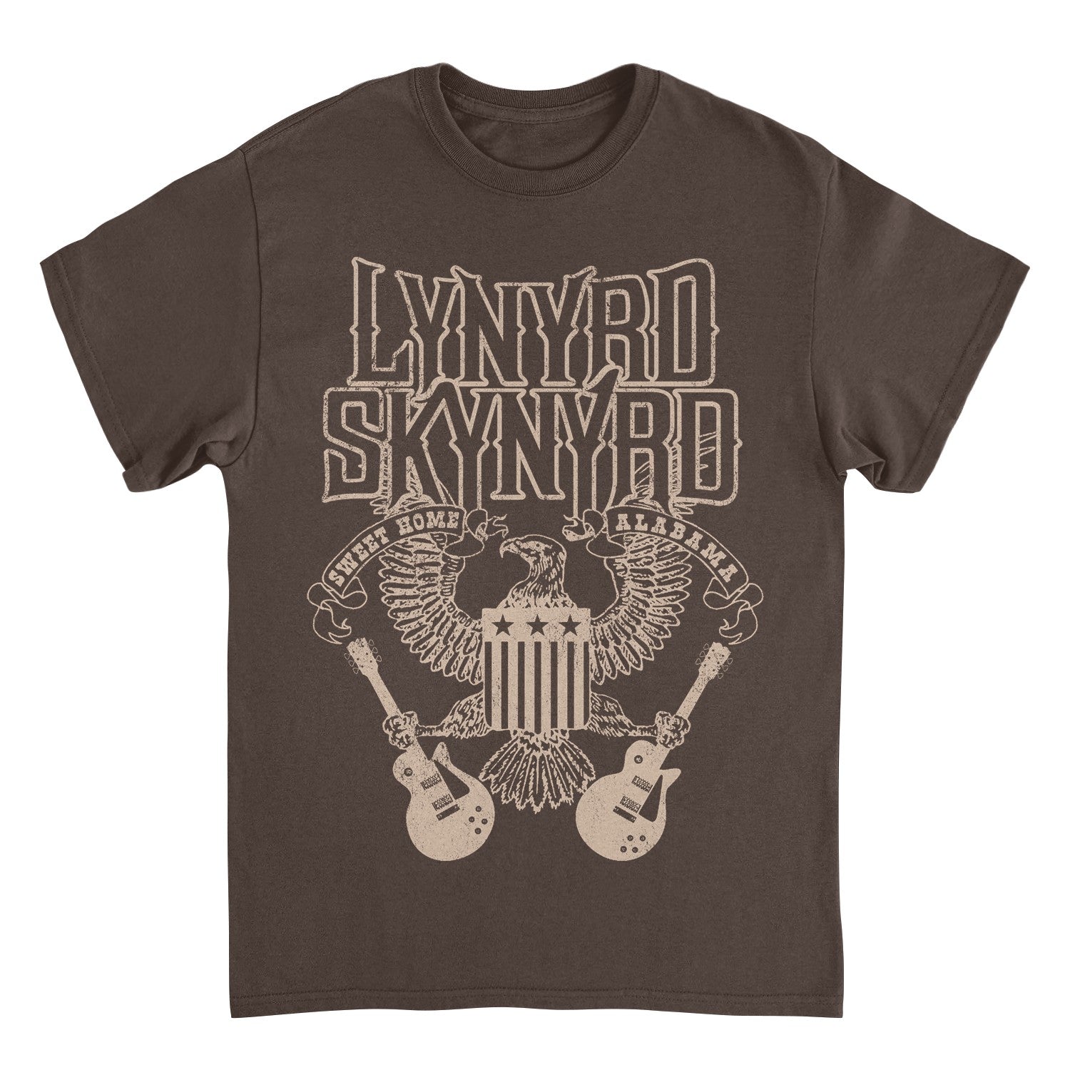 Lynyrd Skynyrd Sweet Home Alabama Dark Chocolate T-Shirt