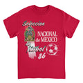 Toffs Retro Soccer Futbol Nacional De Mexico Red T-Shirt