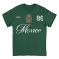 Toffs Retro Soccer Futbol Mexico Forest Green T-Shirt