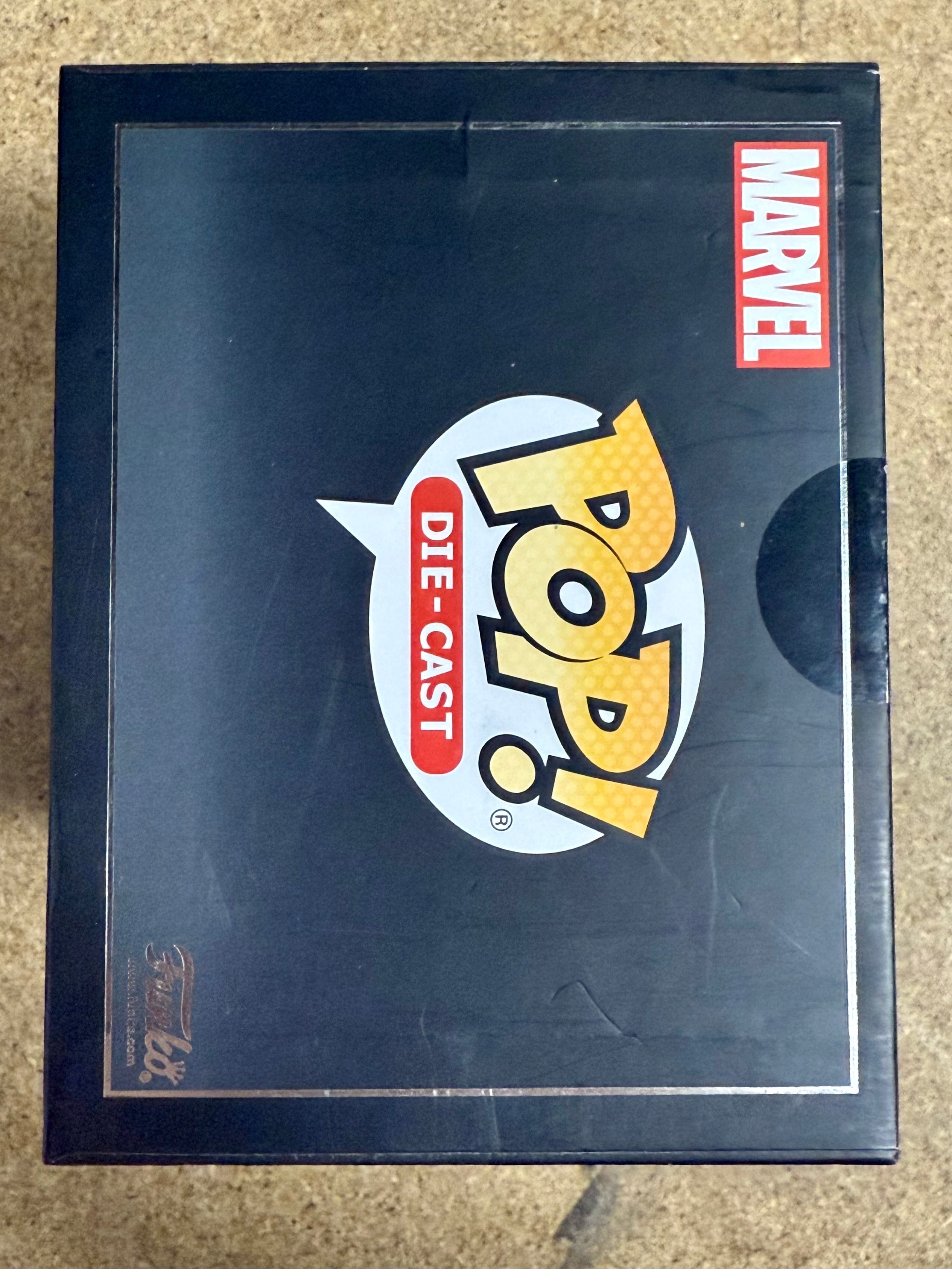 Funko Pop! Die-Cast Captain America #01 Marvel MCU Civil War SDCC 2021 Exclusive