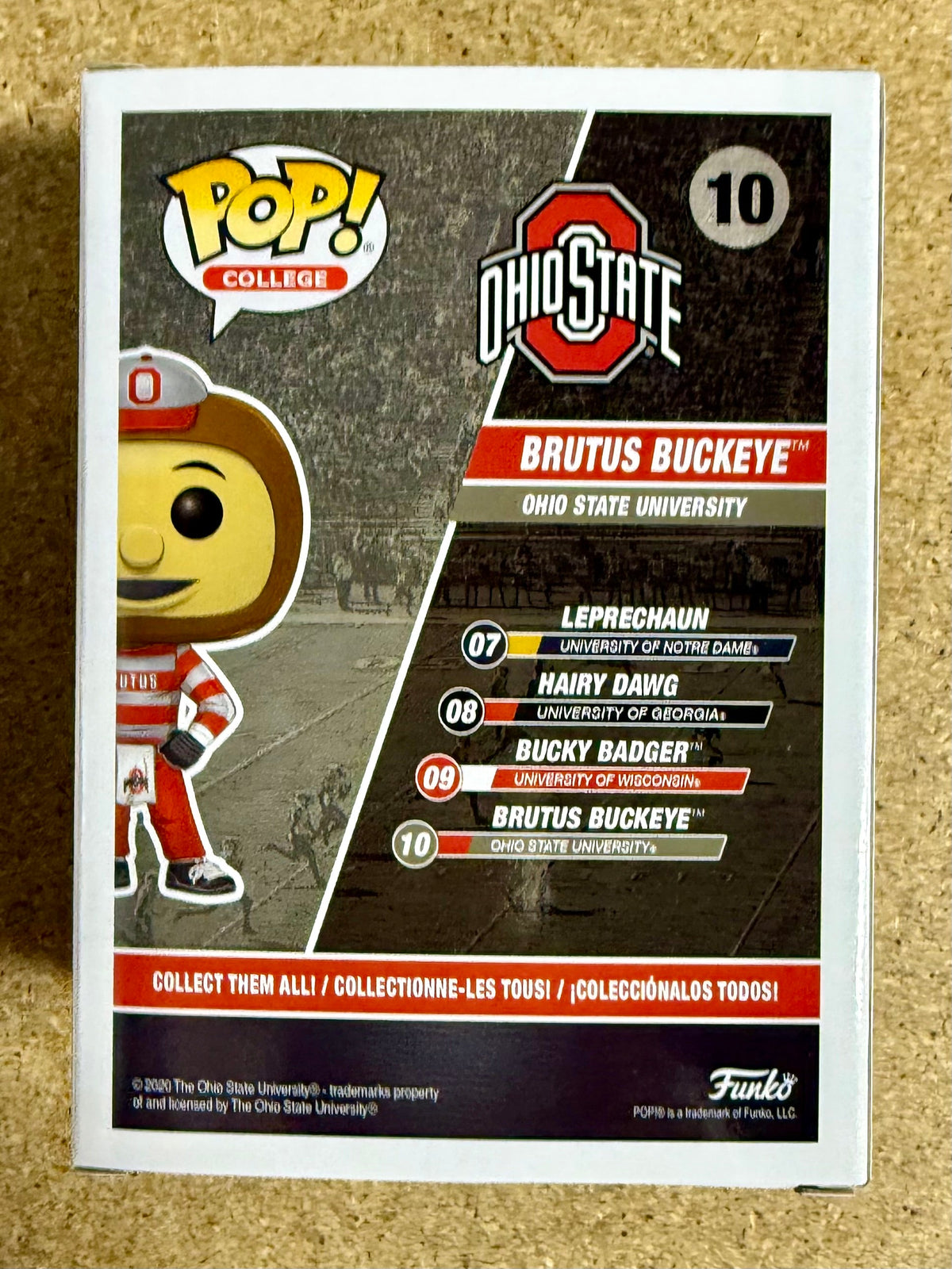 Will Allen Signed Ohio State Buckeye Mascot Funko Pop! #10 With JSA COA
