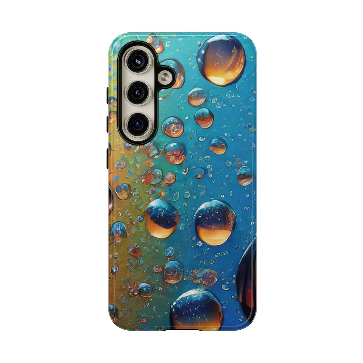 Colorful Water Droplets Tough Phone Case