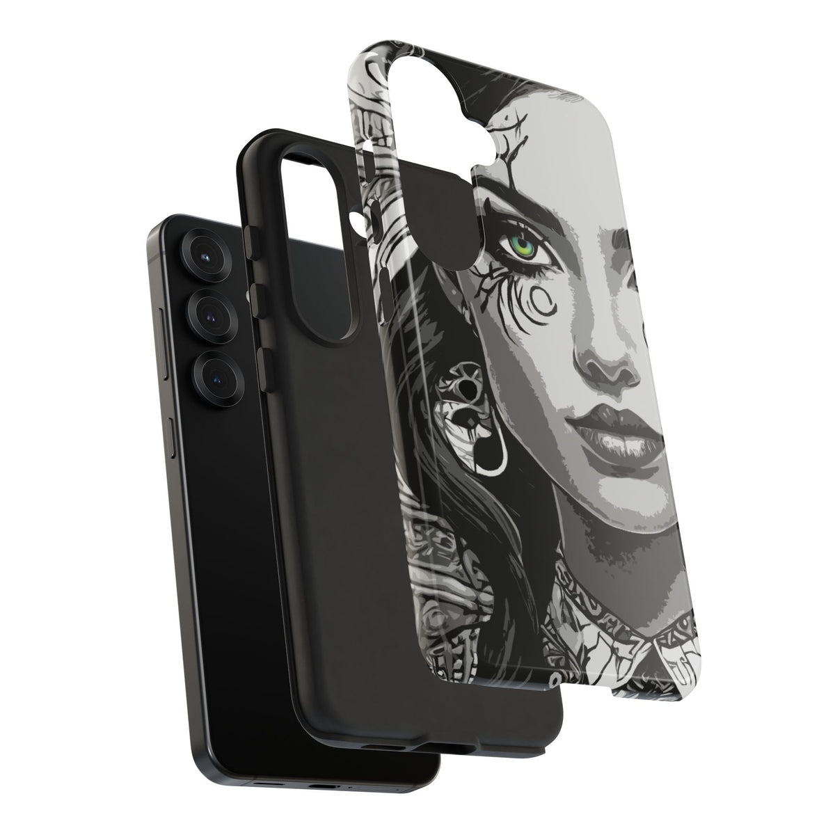 Green Eyed Devilish Beauty Tough Phone Case