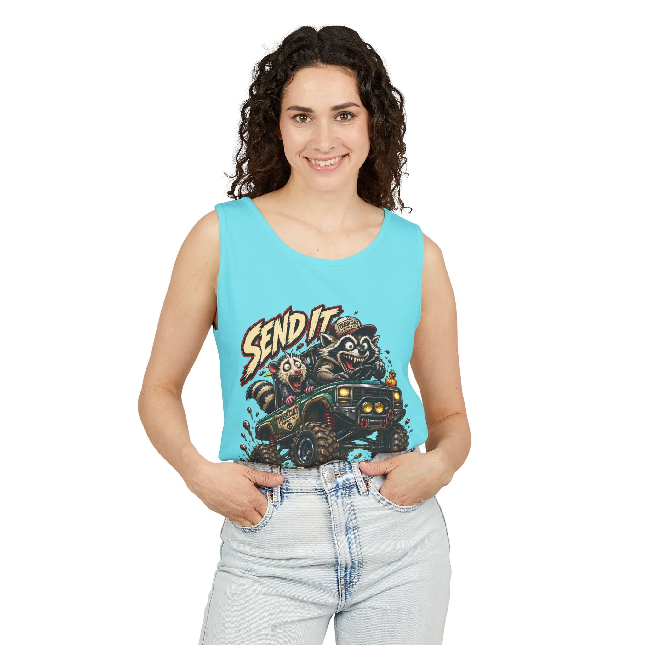 Send It or Play Dead Off-Road Tank Top