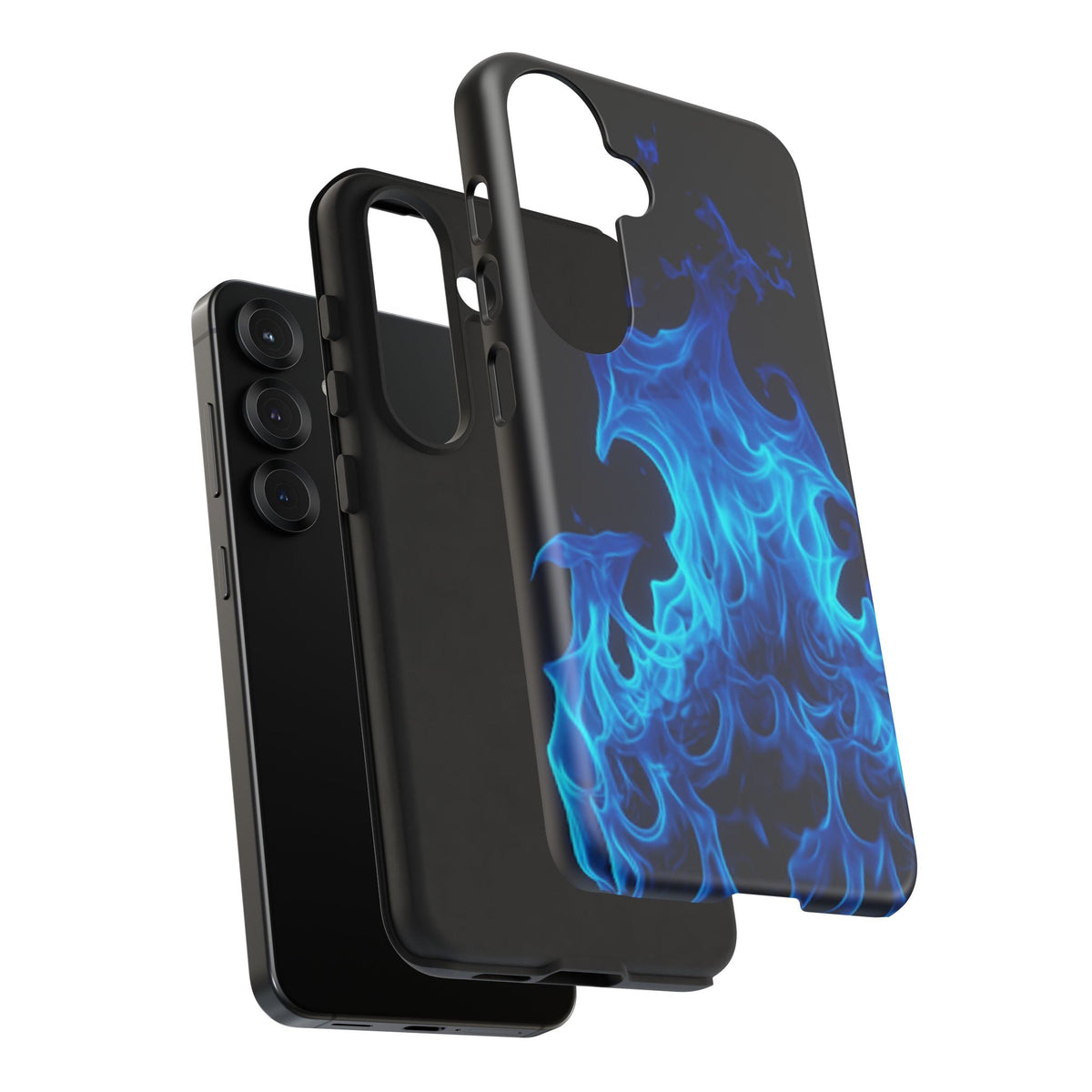 Blue Flames Tough  Phone Case