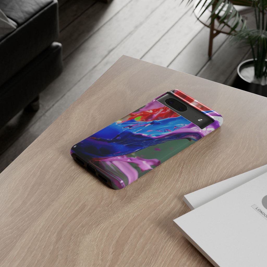 Vibrant Color Splash Tough Phone Case