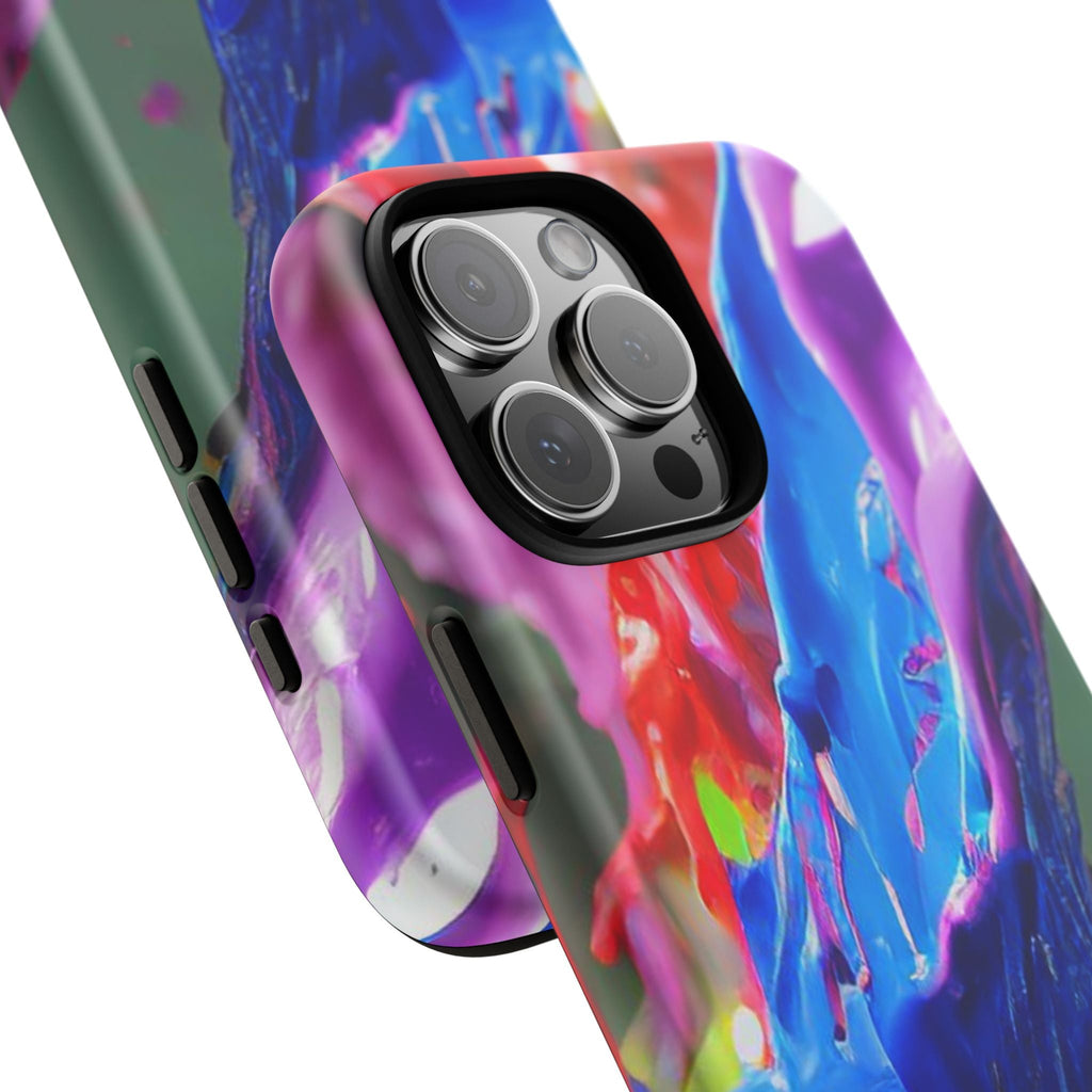 Vibrant Color Splash Tough Phone Case