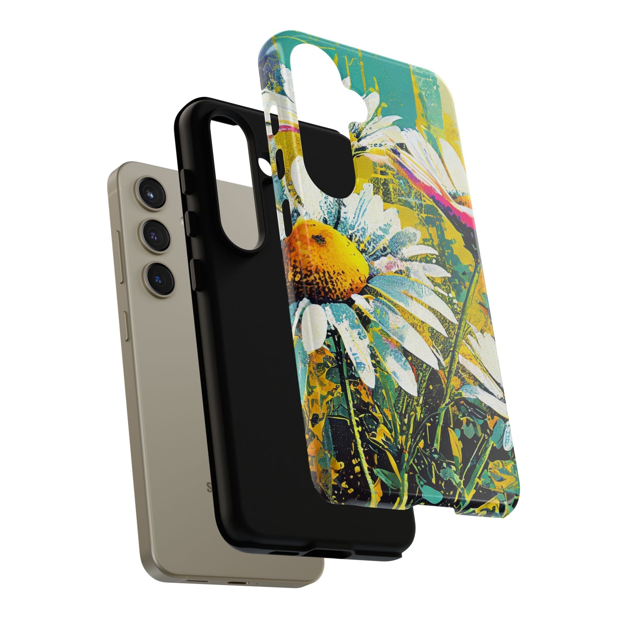 Colorful Daisy Floral Tough Phone Case
