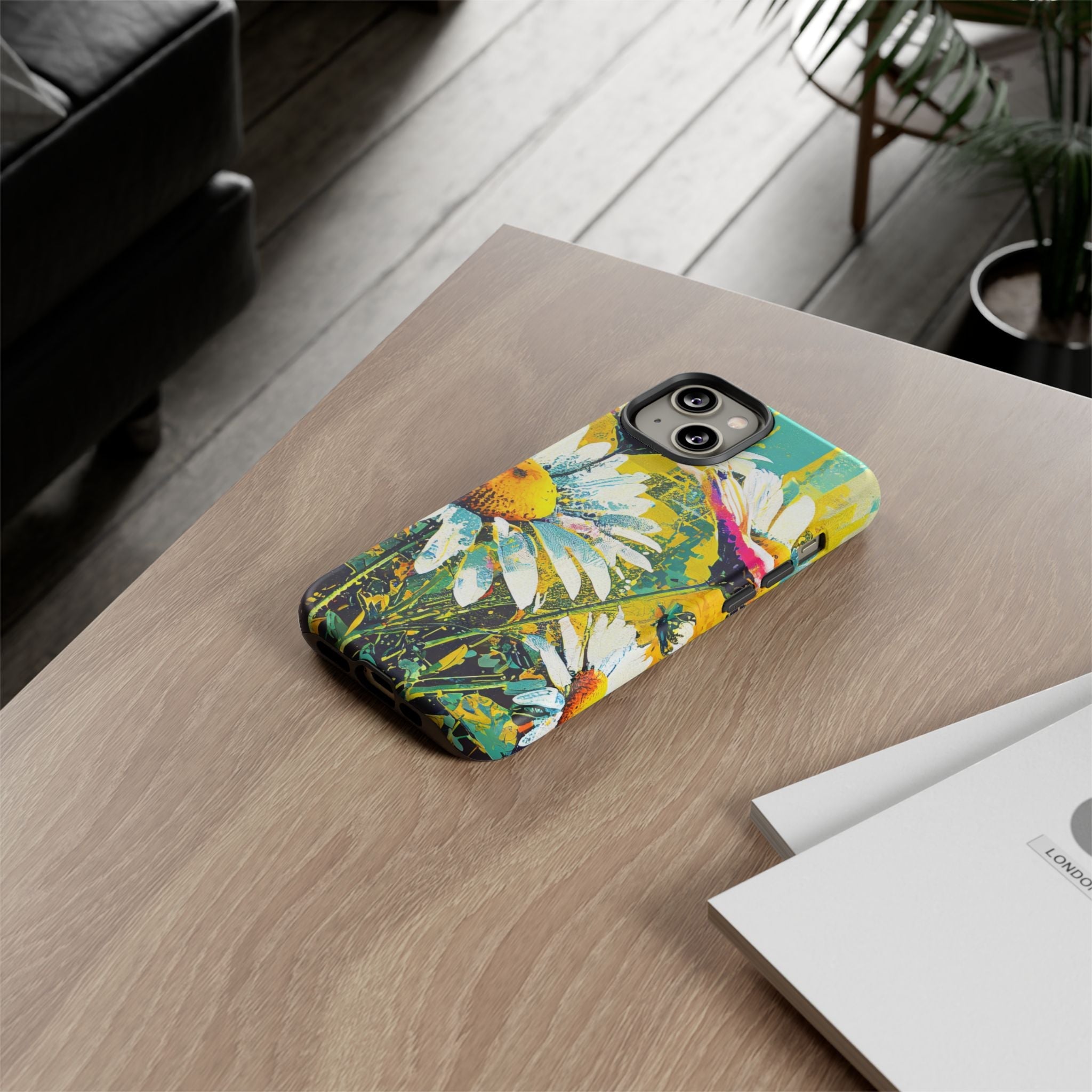 Colorful Daisy Floral Tough Phone Case