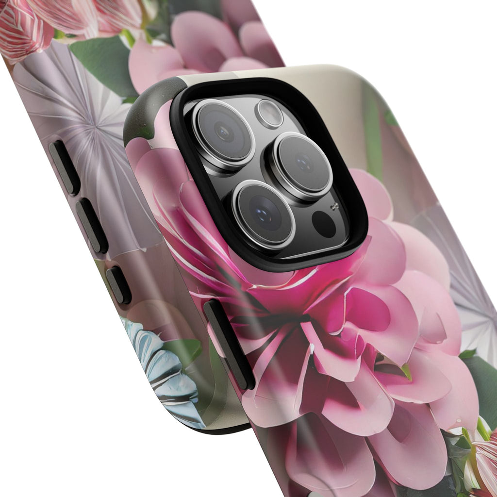 Elegant Paper Flowers Tough Phone Case