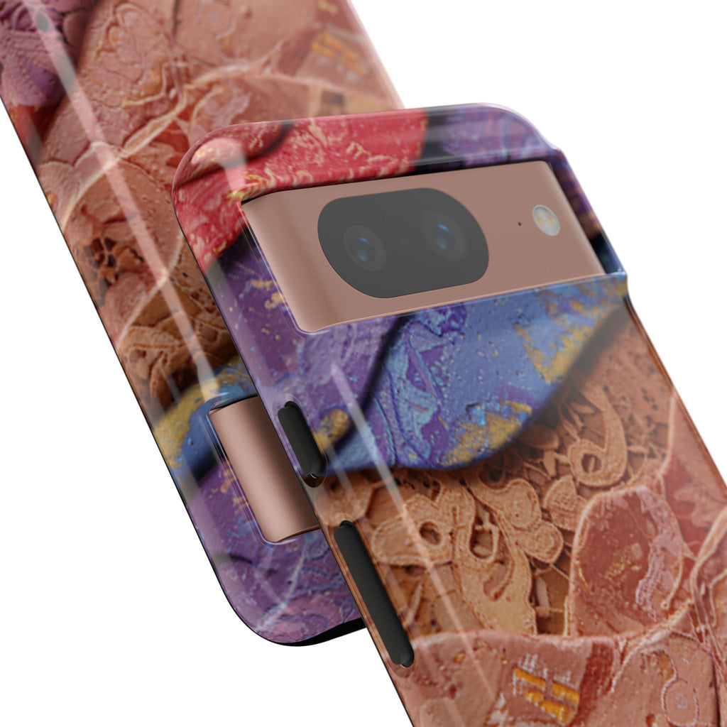 Abstract Painted Lace Tough Phone Case