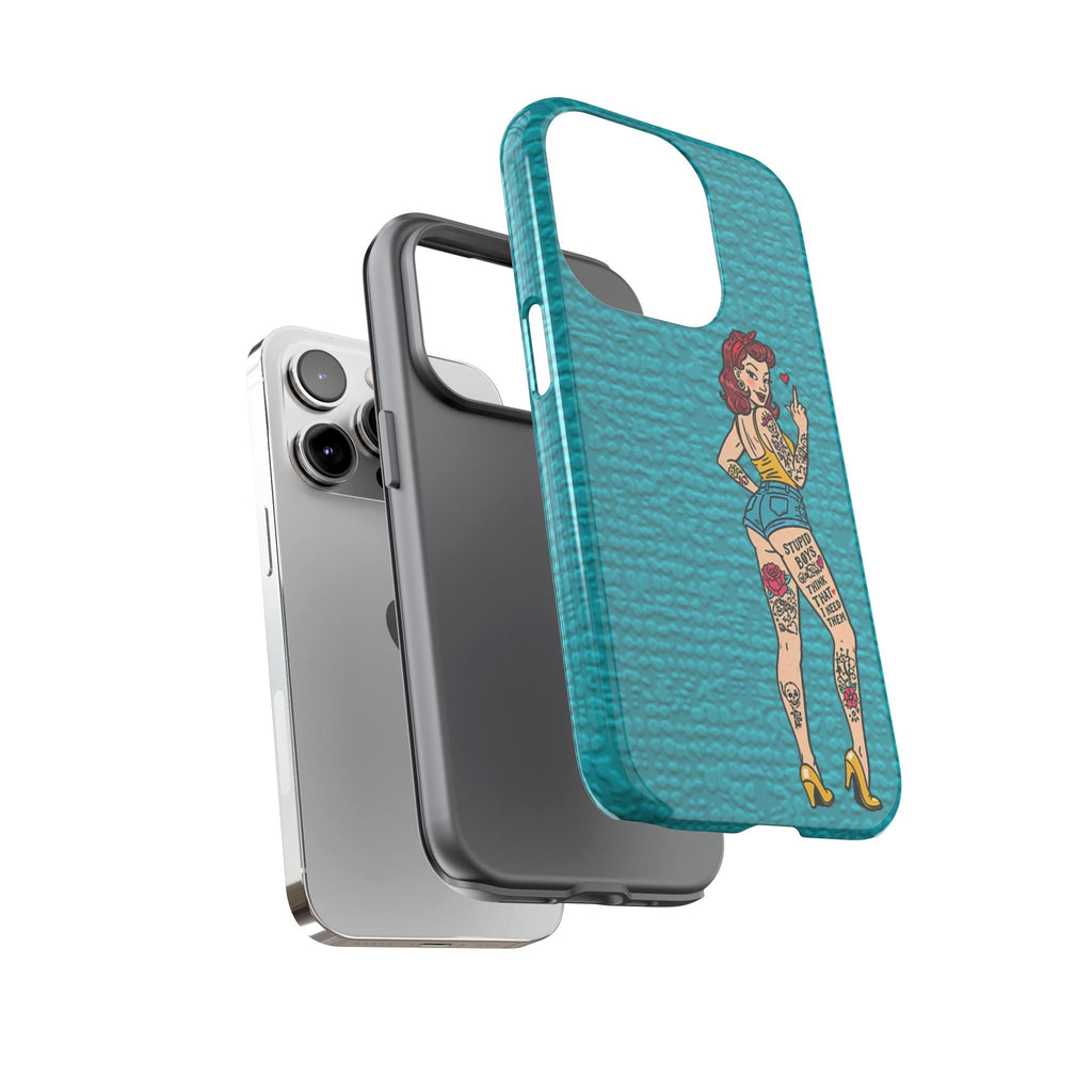 Stupid Boys Tough Phone Case