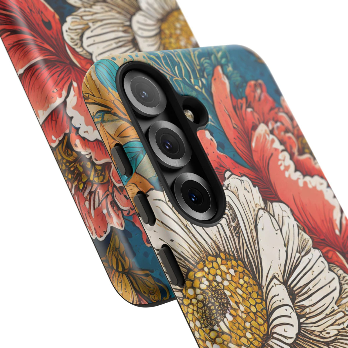 Artistic Floral Tough Phone Case