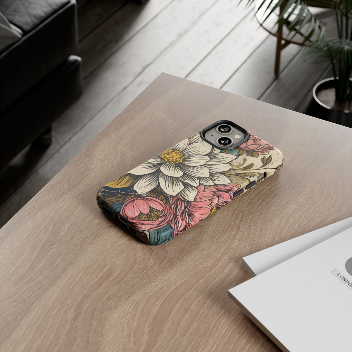 Beautiful White Floral Tough Case