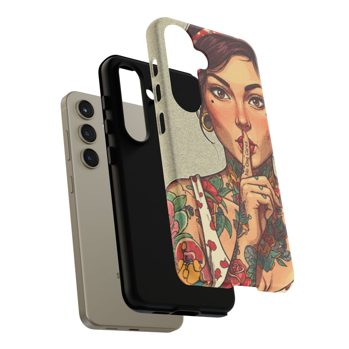 Shh No One Cares Tough Phone Case