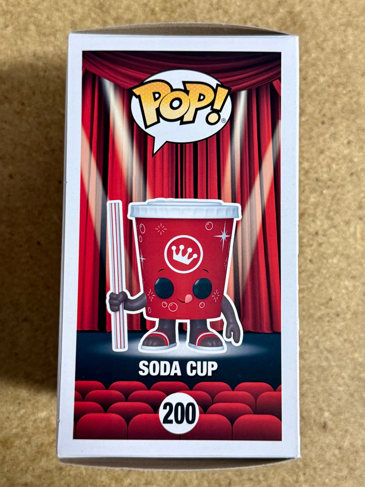 Pat McAfee - WWE - ESPN - NFL Signed Movie Theater Soda Cup Funko Pop! #200 With JSA COA