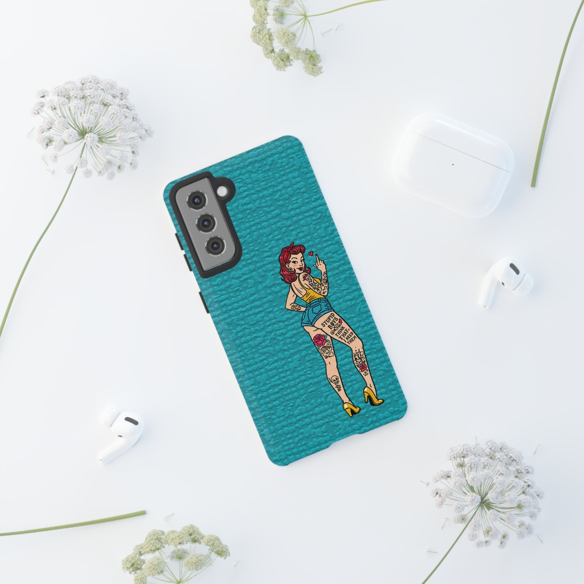 Stupid Boys Tough Phone Case