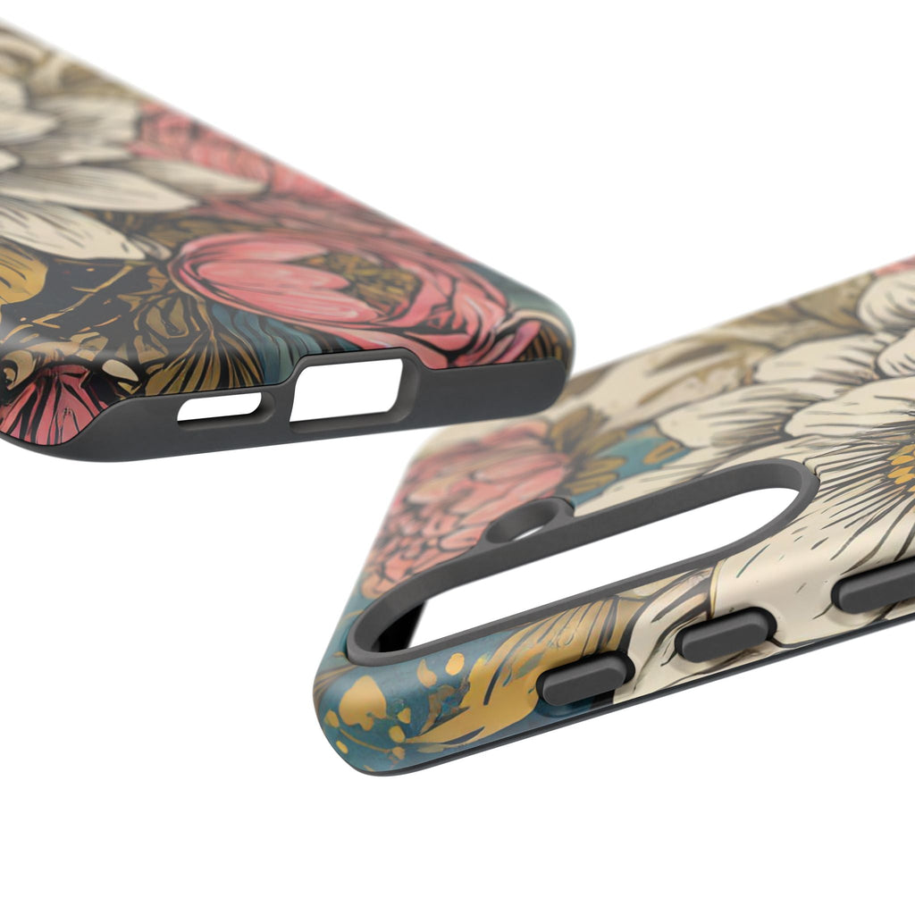 Beautiful White Floral Tough Case