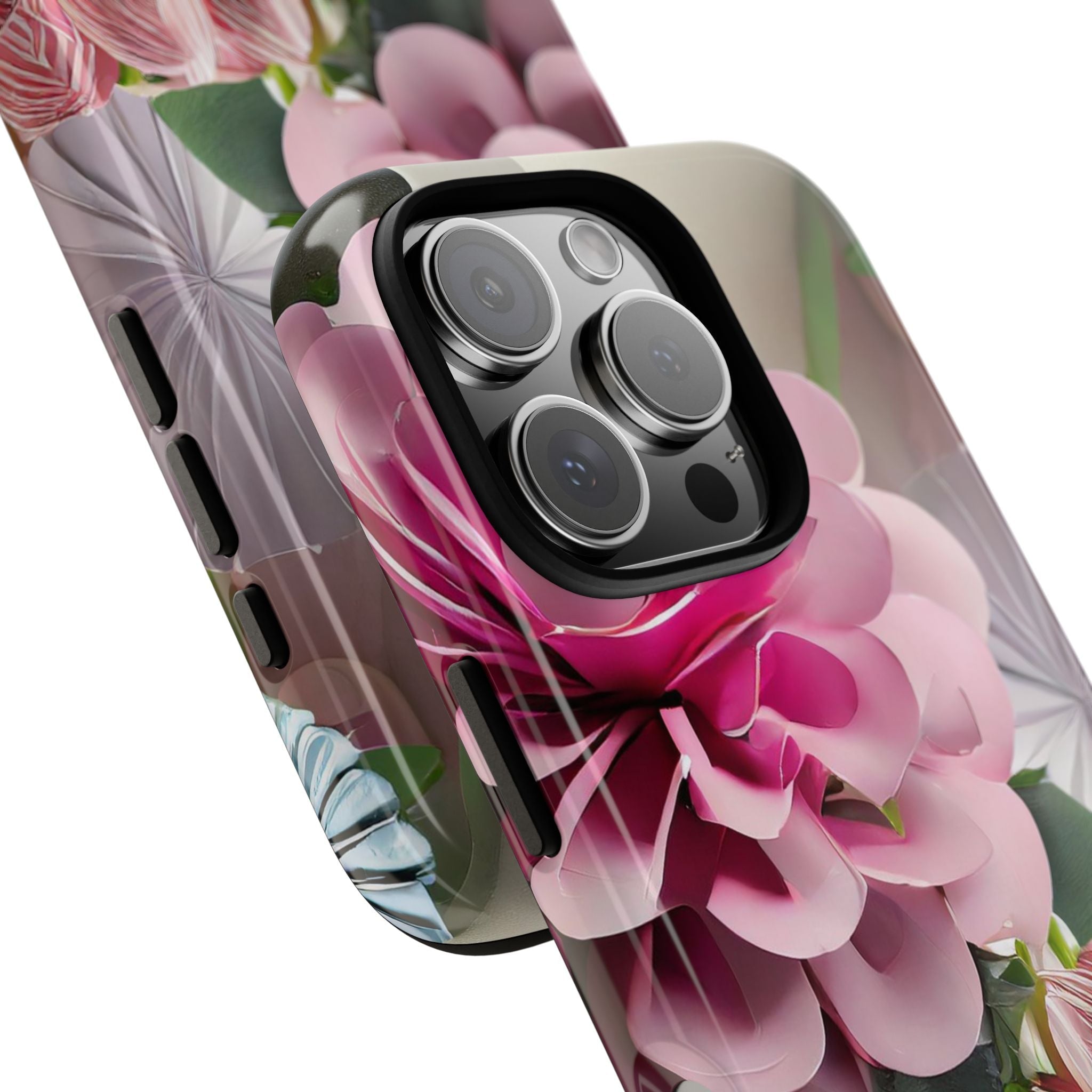Elegant Paper Flowers Tough Phone Case