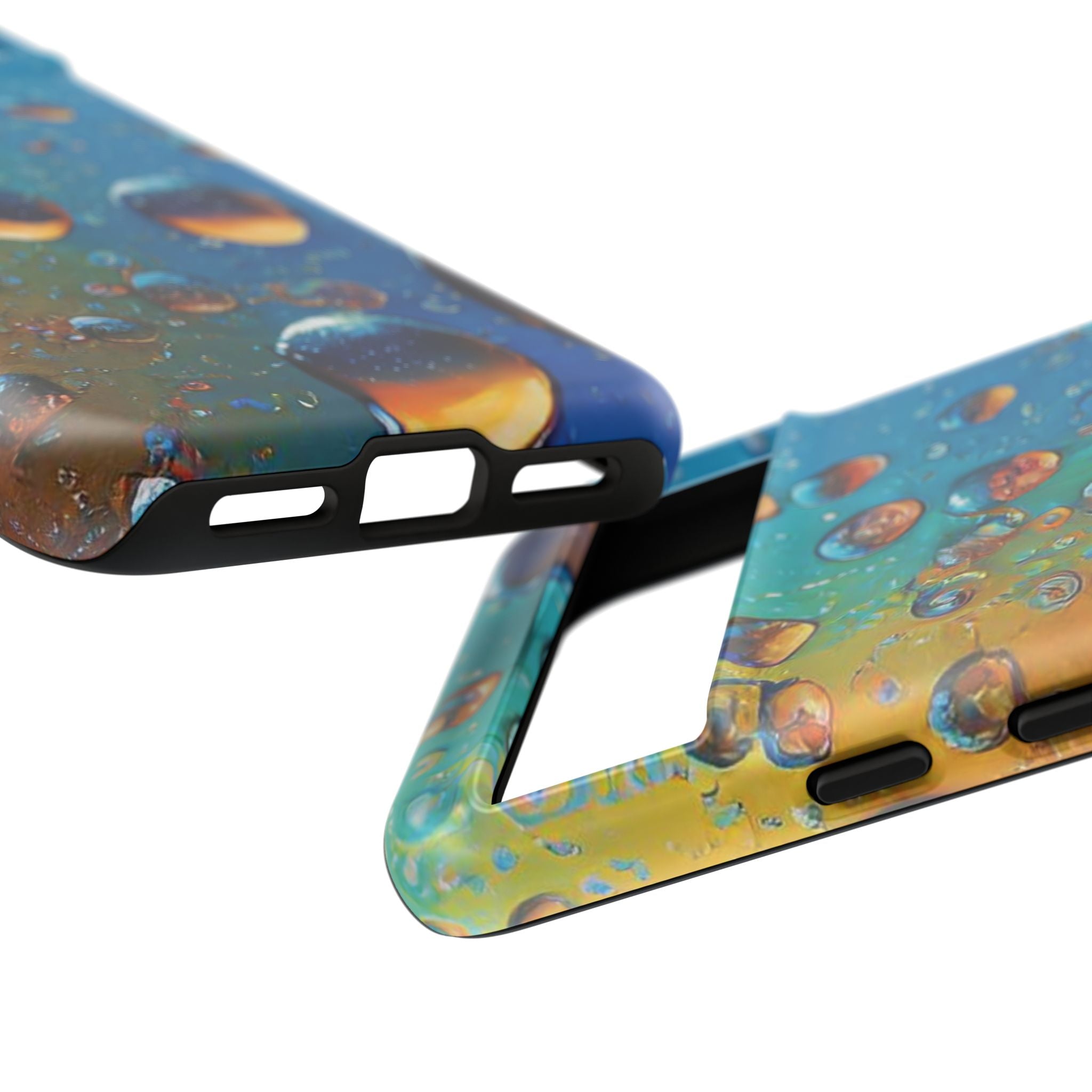 Colorful Water Droplets Tough Phone Case
