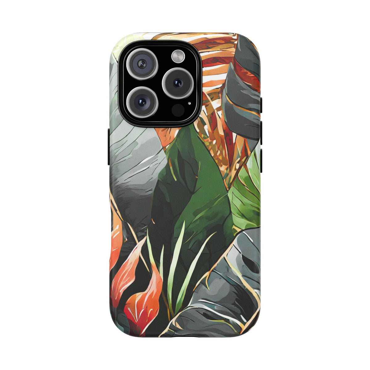 Tropical Leaf Tough Phone Case