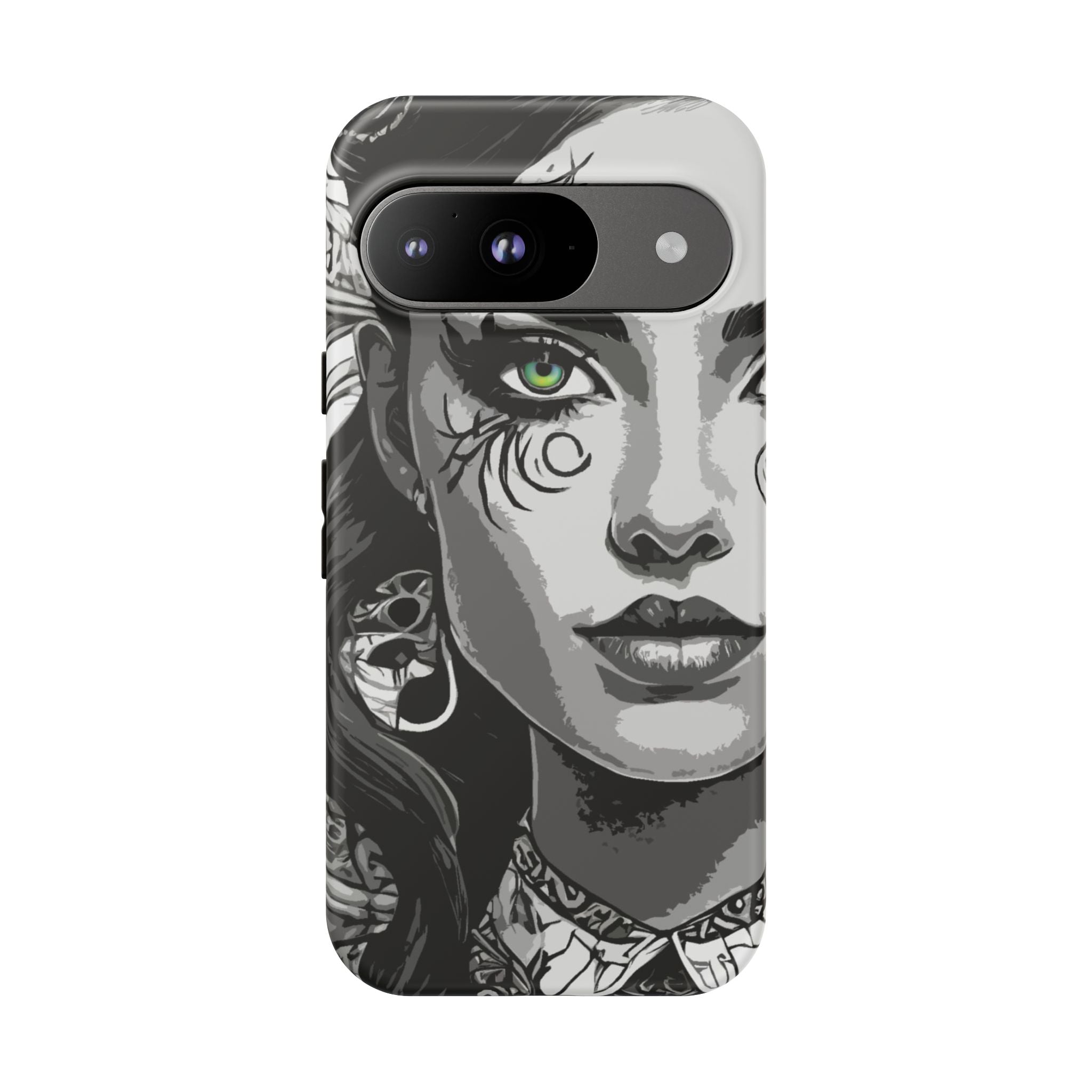 Green Eyed Devilish Beauty Tough Phone Case