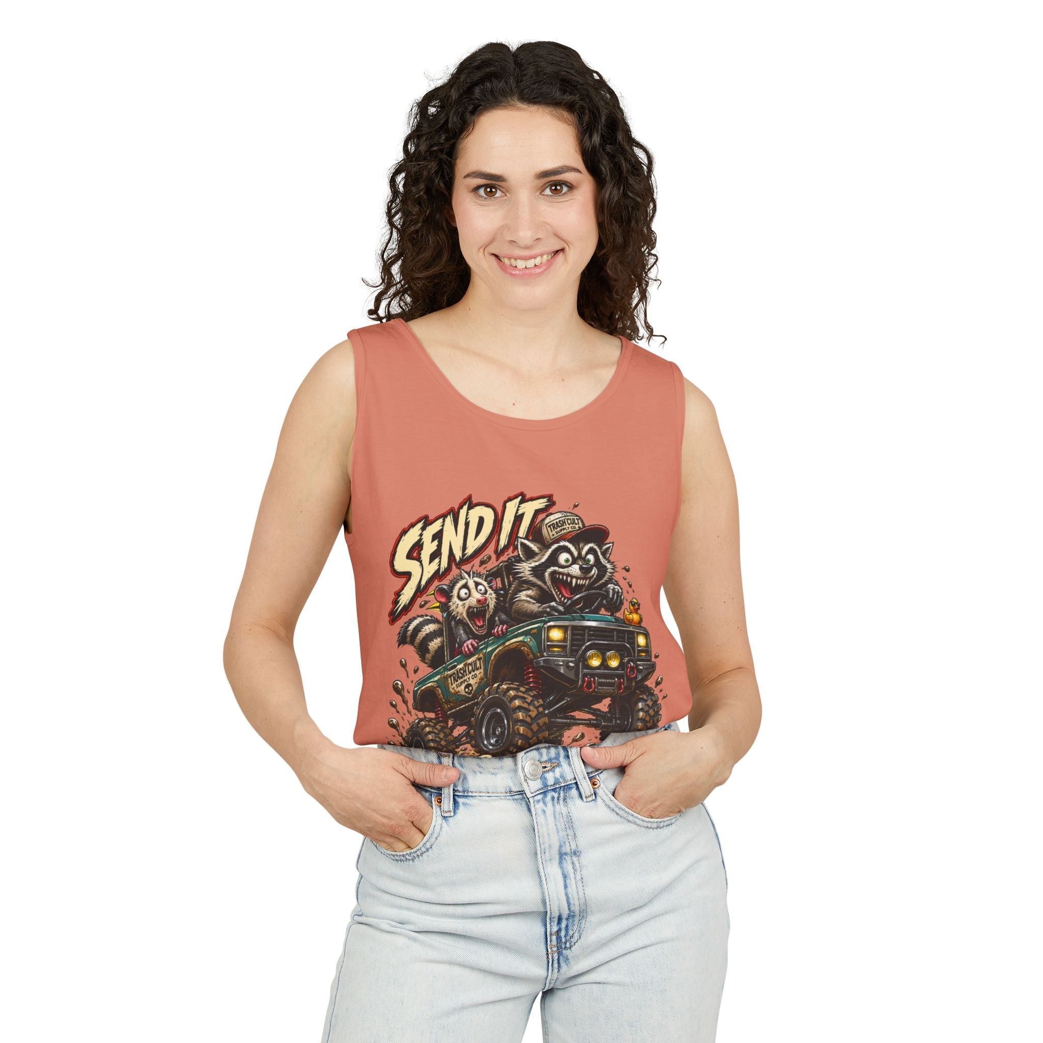 Send It or Play Dead Off-Road Tank Top