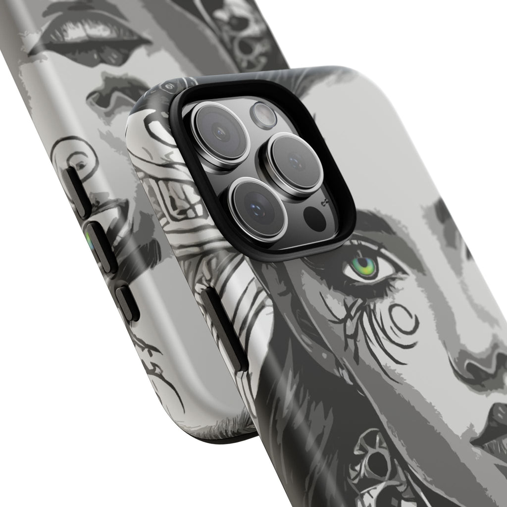 Green Eyed Devilish Beauty Tough Phone Case