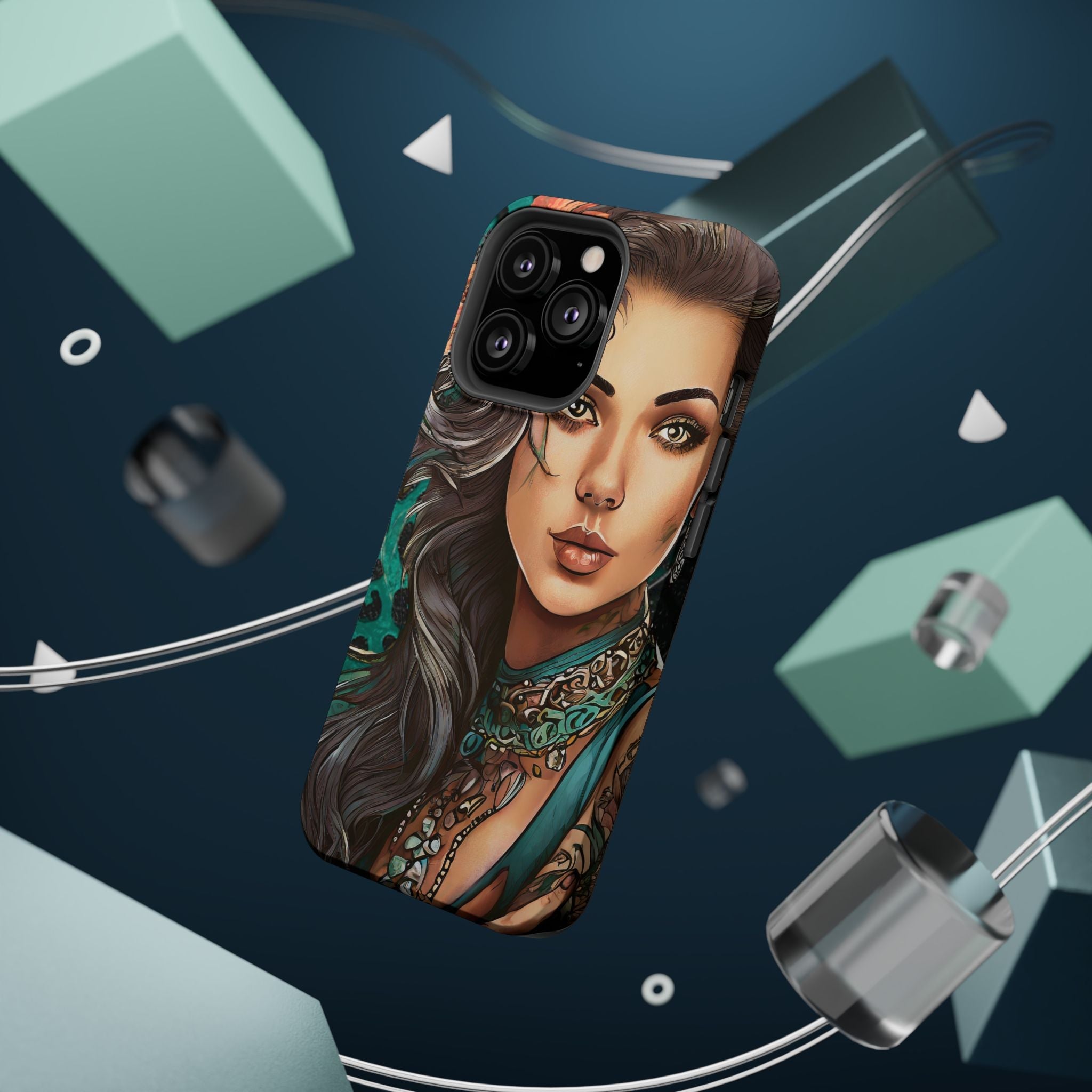 Vibrant Beauty Magnetic Tough Phone Case