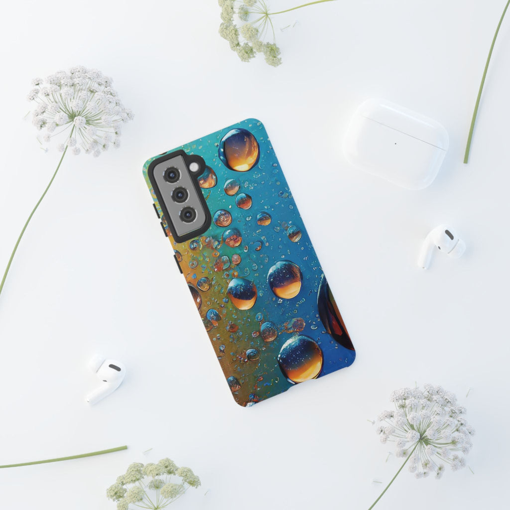 Colorful Water Droplets Tough Phone Case