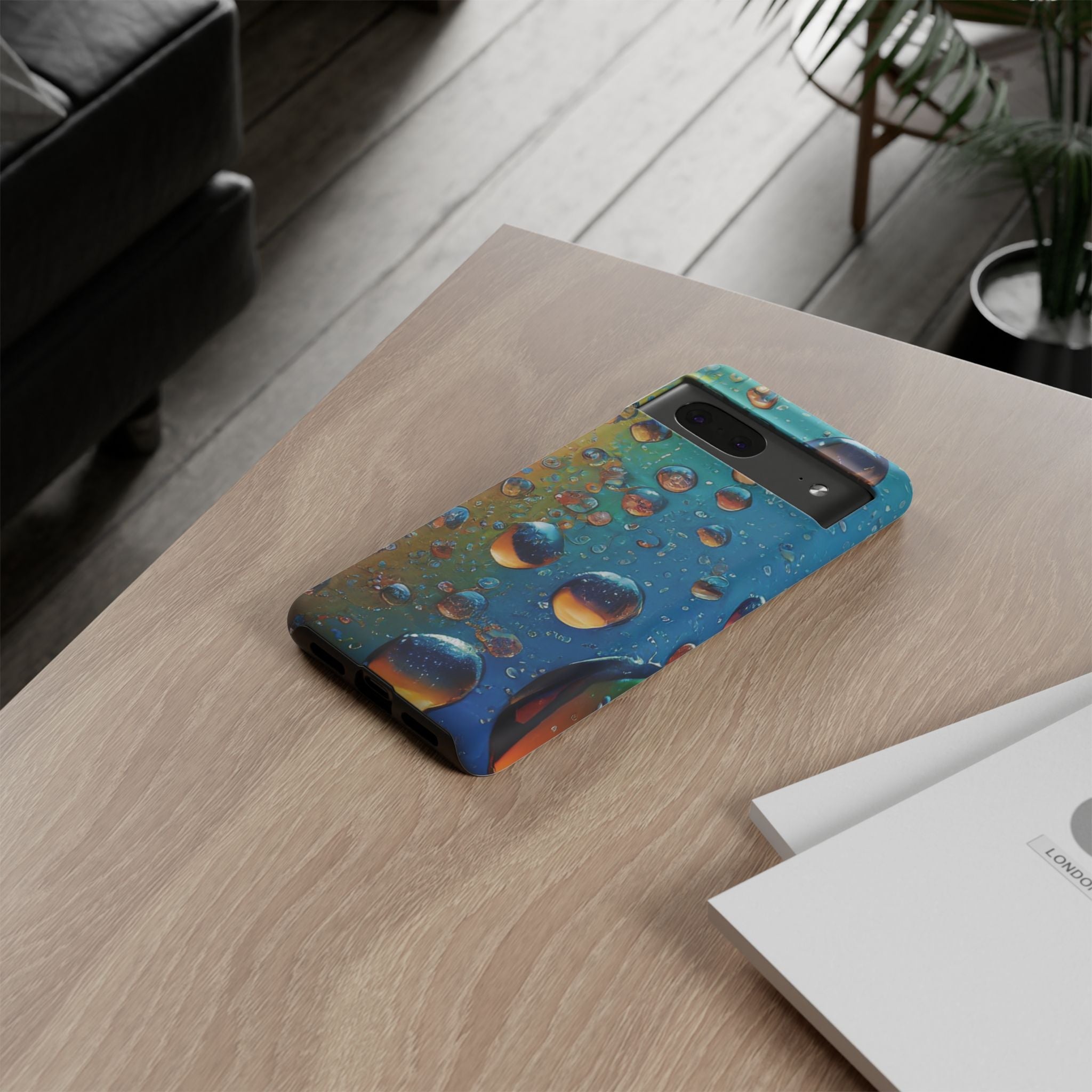 Colorful Water Droplets Tough Phone Case