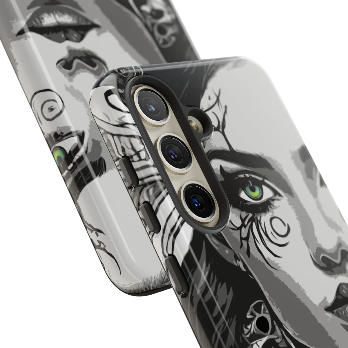 Green Eyed Devilish Beauty Tough Phone Case