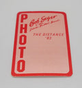 Bob Seger & The Silver Bullet Band The Distance Tour 1983 Photo Backstage Pass