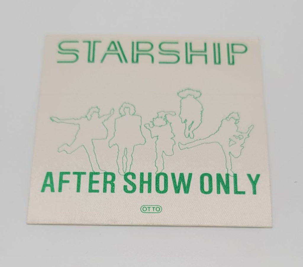 Starship Tour 1986 Backstage Pass OTTO