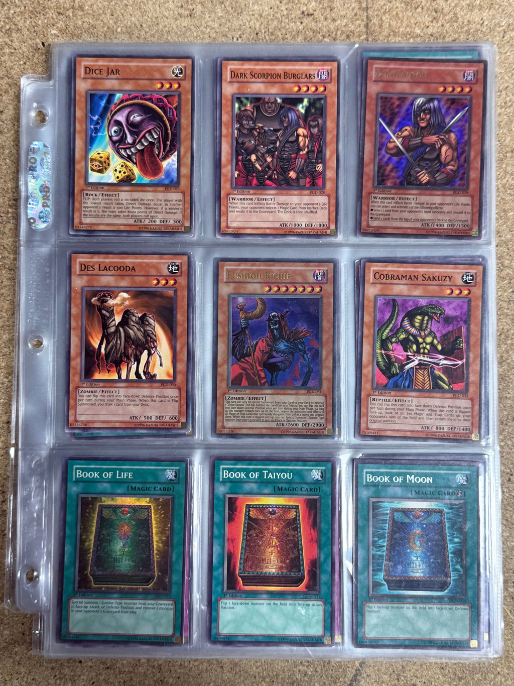 Yu-Gi-Oh! 1st Edition Pharaonic Guardian Complete Set PGD 000-107