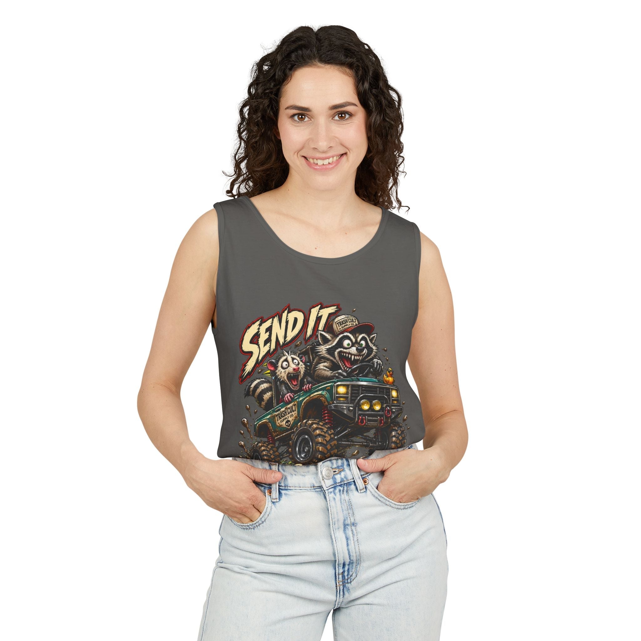 Send It or Play Dead Off-Road Tank Top