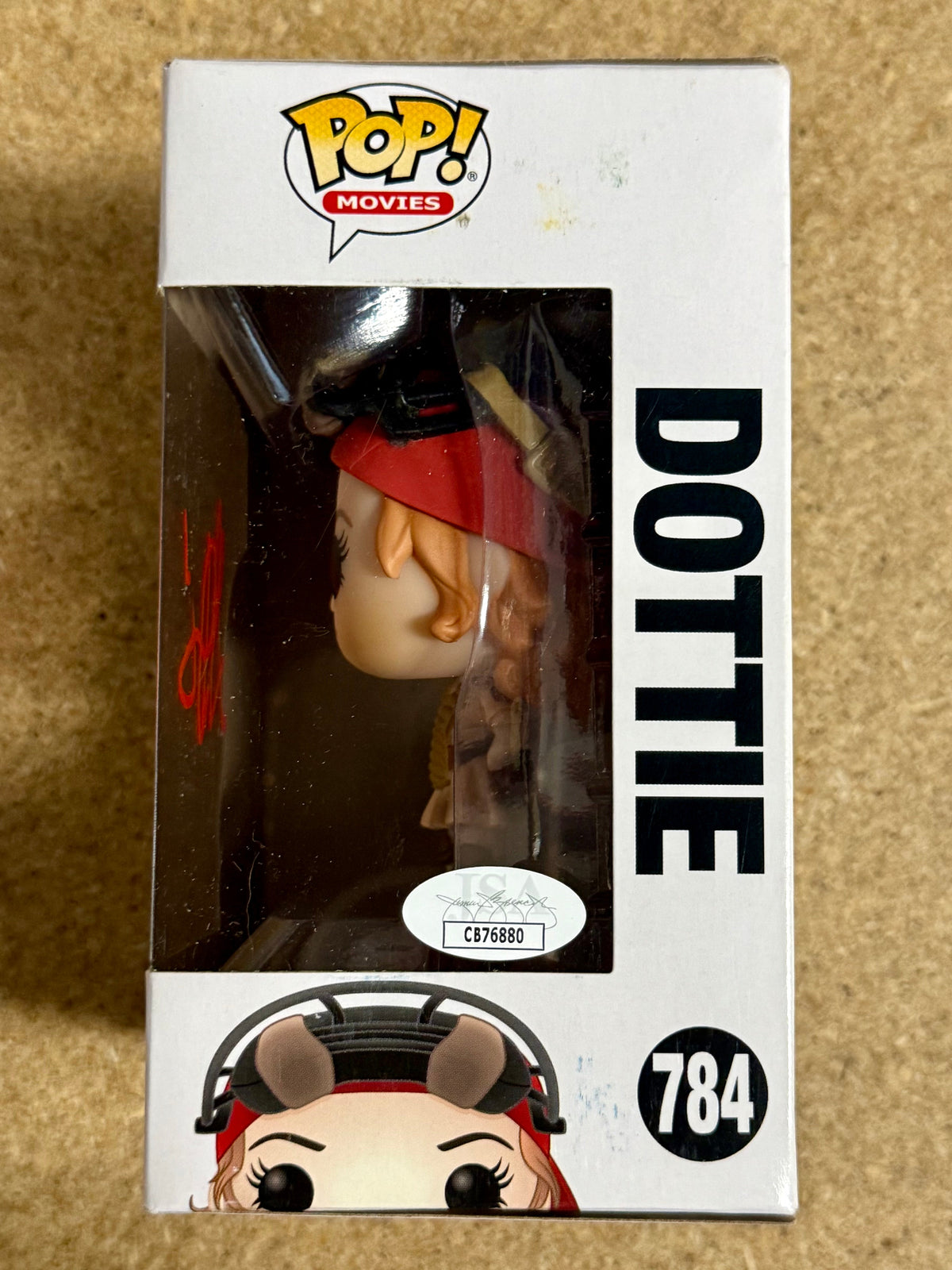 Geena Davis Signed Dottie Funko Pop! #784 A League Of Their Own With JSA COA