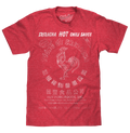 Sriracha Label T-Shirt - Red