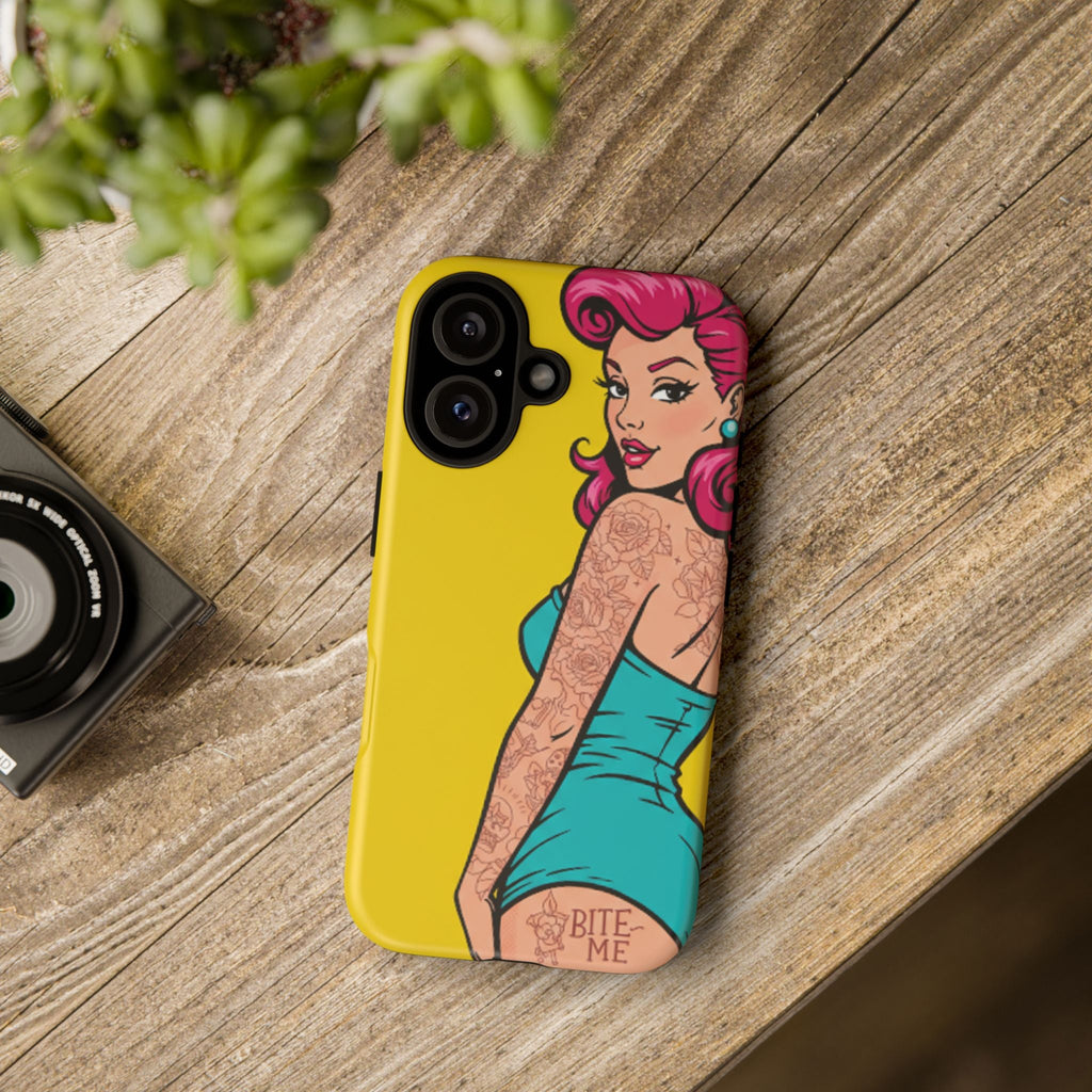 Bite Me Beauty Tough Phone Case