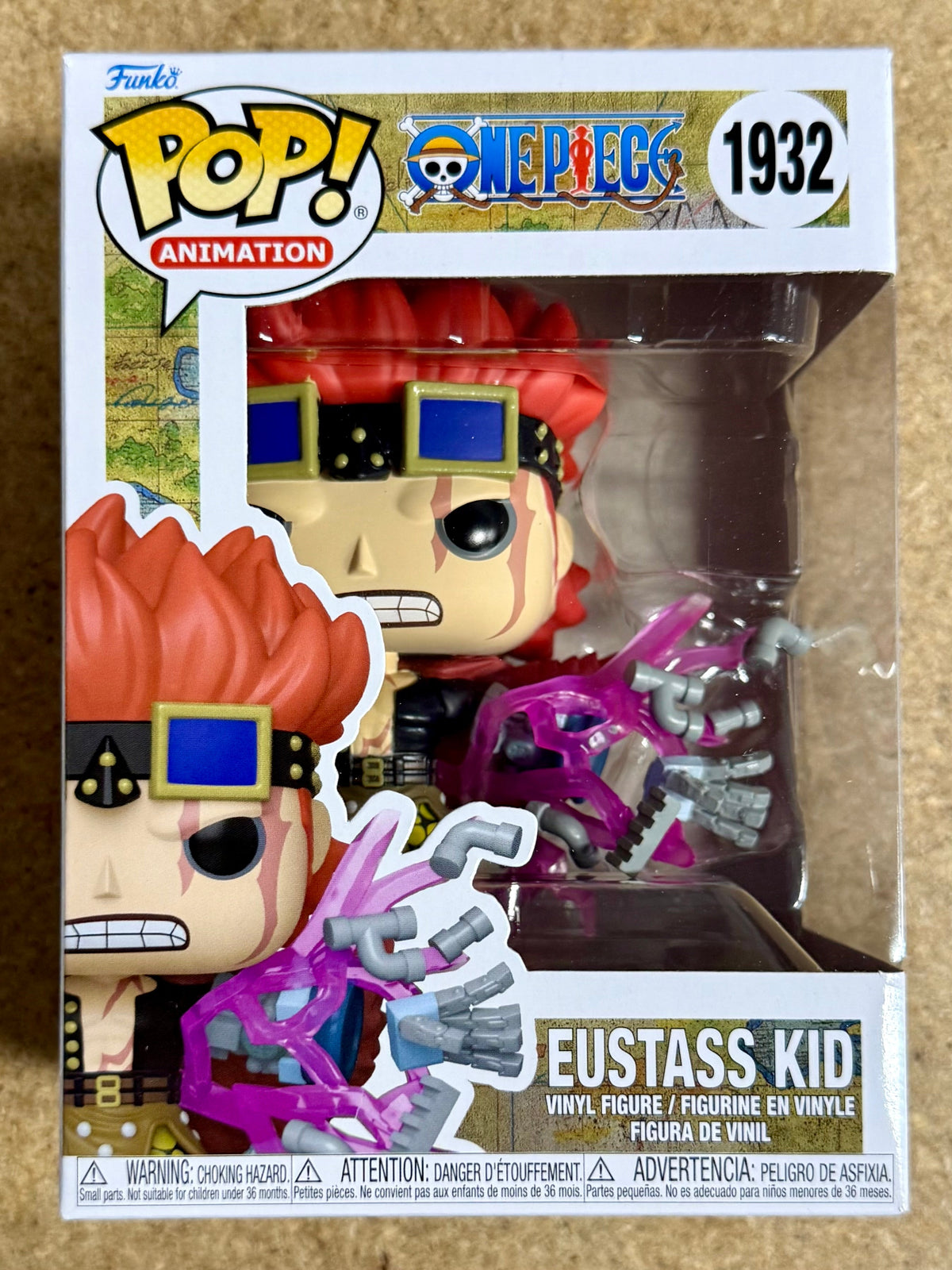 Funko Pop! Animation Eustass Kid (Jiki Jiki no Mi) #1932 One Piece 2025