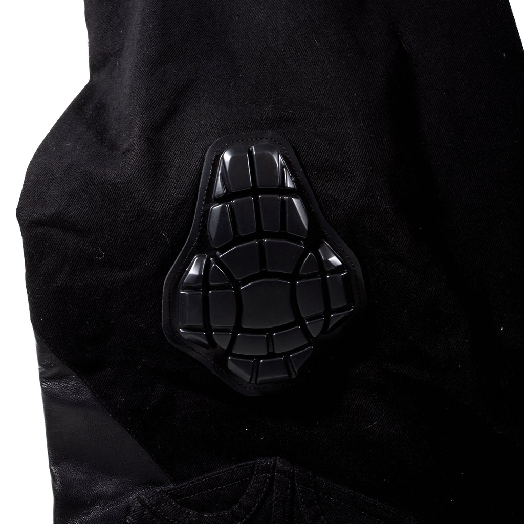 BL NOCTURNE LEATHER 3/4TH CAPRI PADDED DENIM