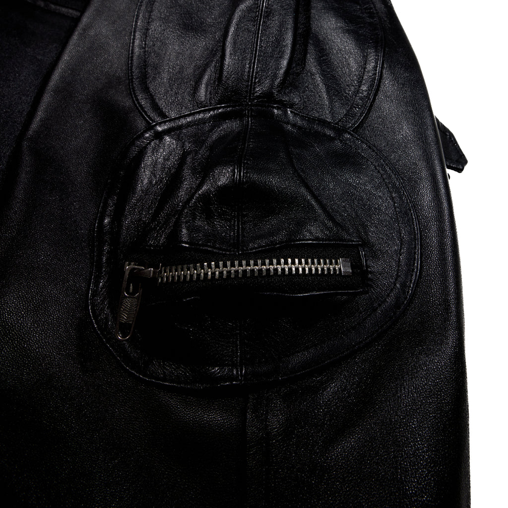 BL MAGIE LEATHER PADDED JACKET W/ SOFTENED DETACHABLE GLOVES