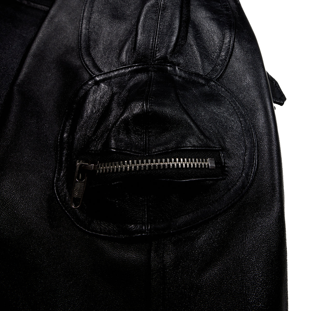 BL MAGIE LEATHER PADDED JACKET W/ SOFTENED DETACHABLE GLOVES