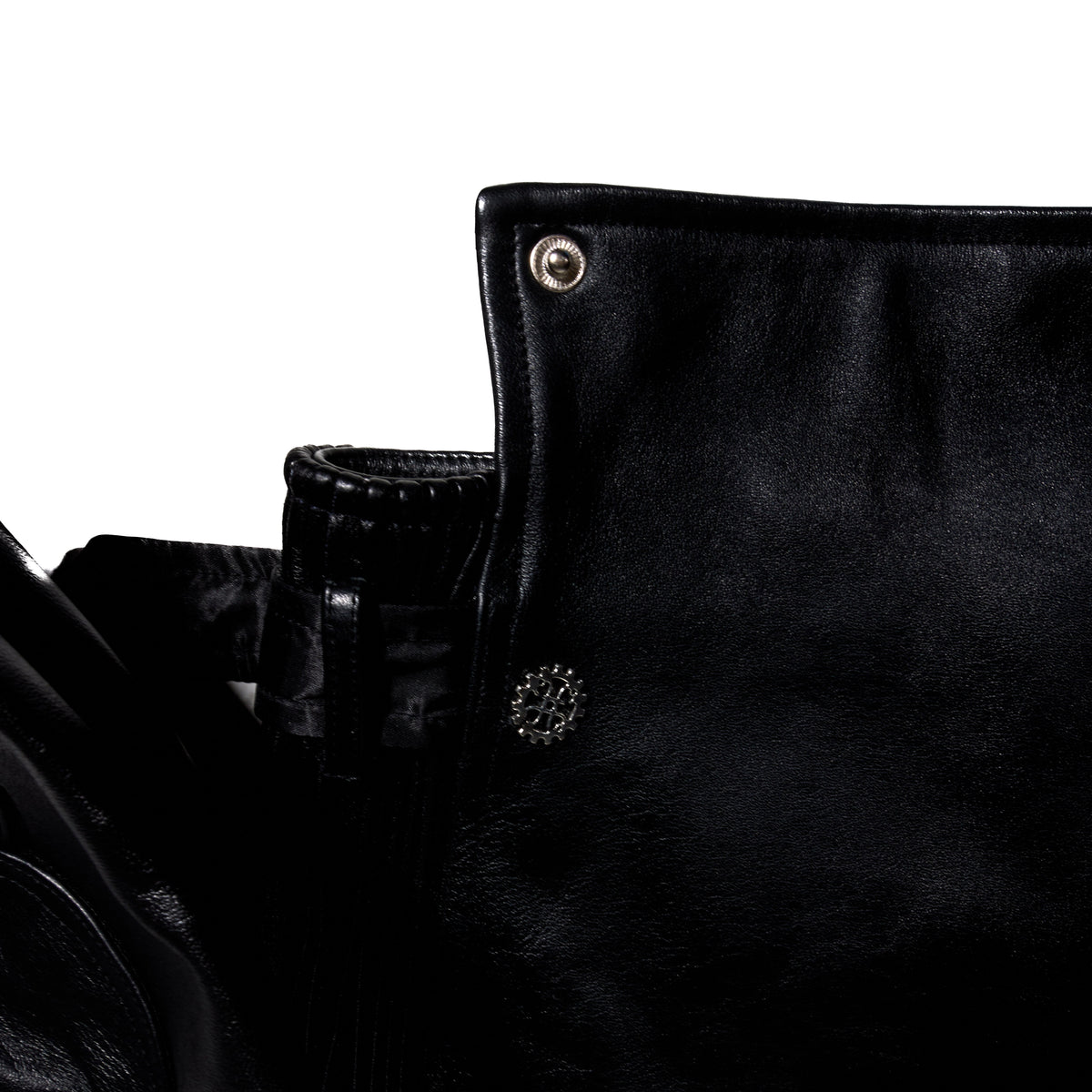BL MAGIE LEATHER PADDED JACKET W/ SOFTENED DETACHABLE GLOVES